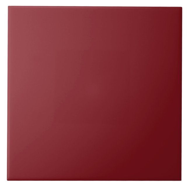Azulejo Rojo Vino Profundo Sólido (Frente)