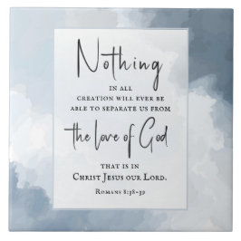 Azulejo Romanos 8:38-39 Amor a la Biblia Dios Verse