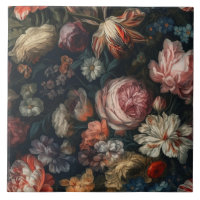 Romántica y elegante pintura de aceite de flores b