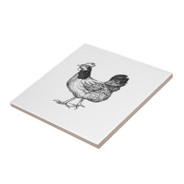 Azulejo Rooster de época