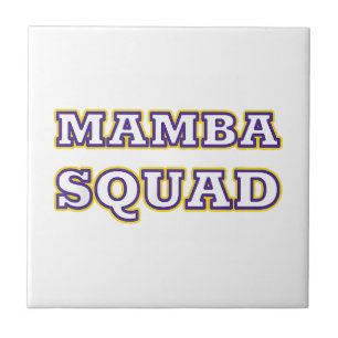 Azulejo Ropa divertida del escuadrón Mamba para amantes de