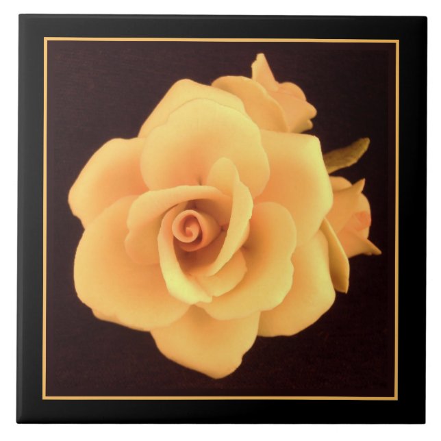 Azulejo Rosa Amarilla, Foto de 2004. (Frente)