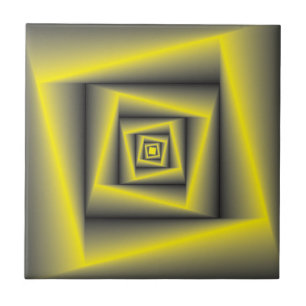 Azulejo rosa amarillo a negro como diseño abstracto