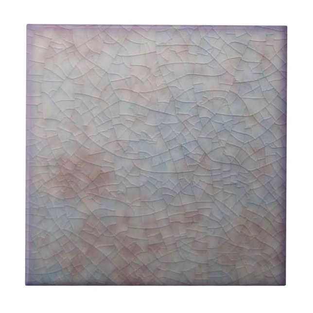 Azulejo Rosa azul molido falso repro anticuario (Frente)