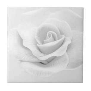 Azulejo Rosa blanca