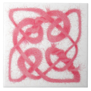 Azulejo ROSA CELTIC KNOT 6" Tile cerámico