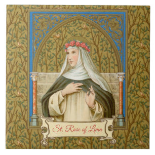 Azulejo Rosa de Lima (BK 020)