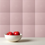 Azulejo Rosa de polvo sólido<br><div class="desc">Diseño rosa sólido y polvoriento.</div>