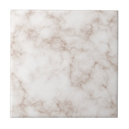 Azulejo Rosa Dorado Minimalista y Piedra de Mármol Blanco