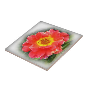 Azulejo Rosa en otoño