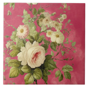 Azulejo Rosa floral vintage floral 