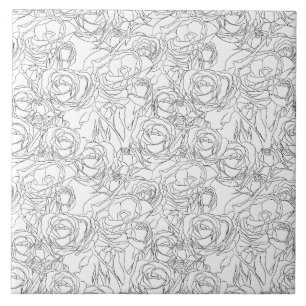 Azulejo Rosa gráfico