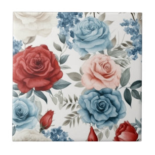 Azulejo Rosa grande