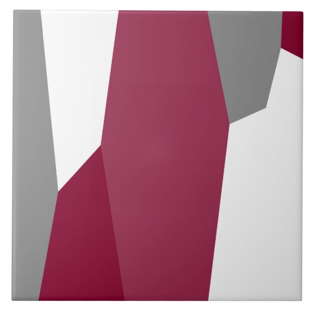 Azulejo Rosa Gris y Blanco   (Frente)