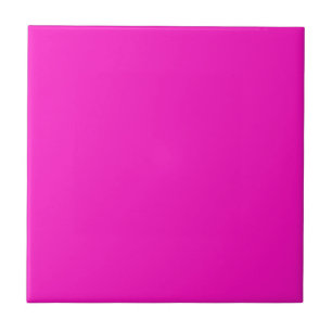 Azulejo Rosa Impactante Color Sólido