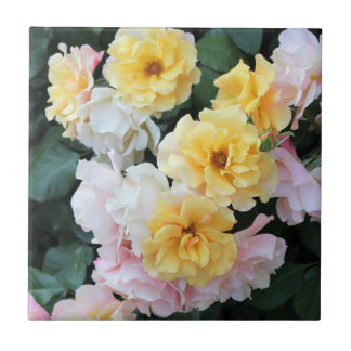 Azulejo Rosa Jardín Pasteles Cerámica Tile