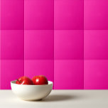 Azulejo Rosa persa de color rosa profundo<br><div class="desc">Diseño de color rosa intenso y Rosa persa.</div>