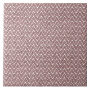 Azulejo Rosa Polvoriento Pequeño Patrón Chevron