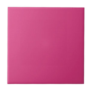 Azulejo Rosa Profundo Tejido Cerámico De Rayo De Luz Sólid