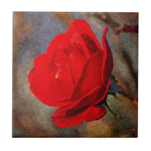 Azulejo Rosa Roja