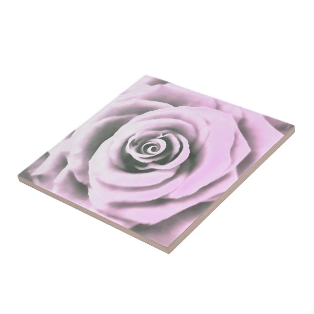 Azulejo Rosa rosa artístico rb (Lado)