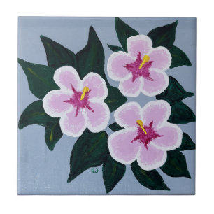 Azulejo Rosa rosa de Sharon