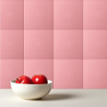 Azulejo Rosa suave sólido<br><div class="desc">Diseño sencillo rosa suave de color sólido.</div>