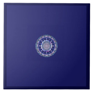 Azulejo rosante azul