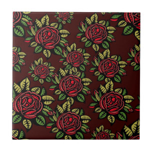 Azulejo Rosas