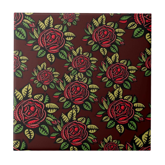 Azulejo Rosas (Frente)