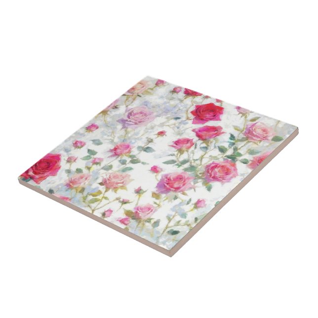 Azulejo Rosas (Lado)