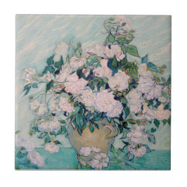 Azulejo Rosas Blancas-1890-Vincent van Gogh