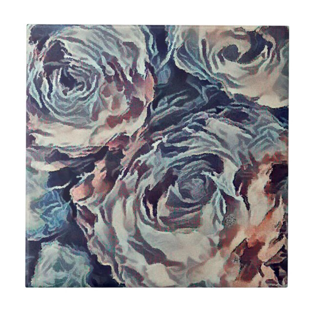 Azulejo Rosas de época (Frente)