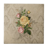 Rosas de época y Damasco