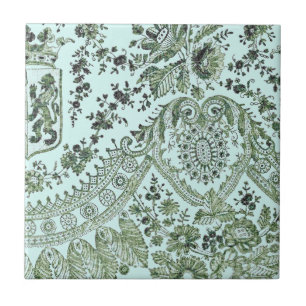 Azulejo Rosas de Green Lace