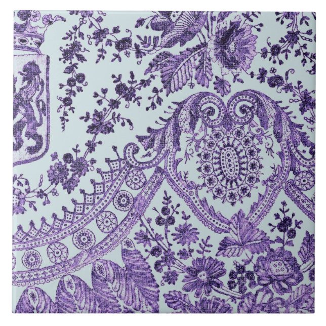 Azulejo Rosas de Purple Lace (Frente)