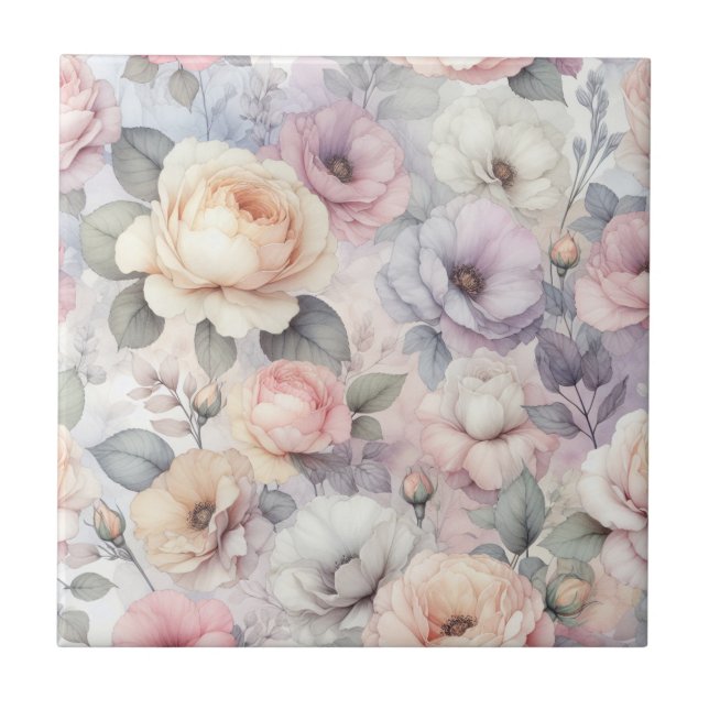Azulejo Rosas elegantes (Frente)