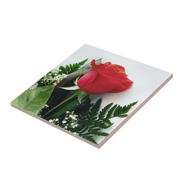 Azulejo Rosas rojas (Lado)