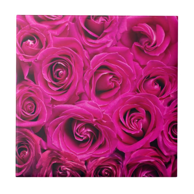 Azulejo Rosas rosas rosas (amor y romance) (Frente)