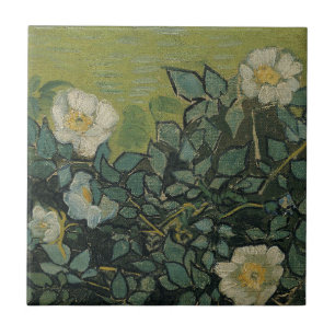 Azulejo Rosas silvestres por Vincent van Gogh
