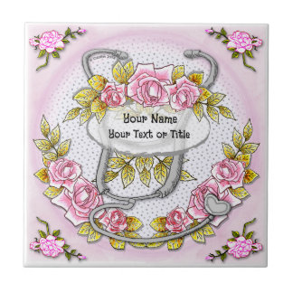Azulejo Rosas Stethoscope