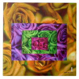 Azulejo Rosas Tile cerámico