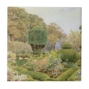 Azulejo Rosas y Claveles de Elgood, Jardín Inglés Antiguo