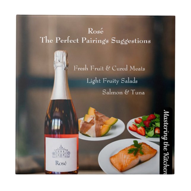 Azulejo Rose Wine Pairing Guide/Mastering the Kitchen (Frente)