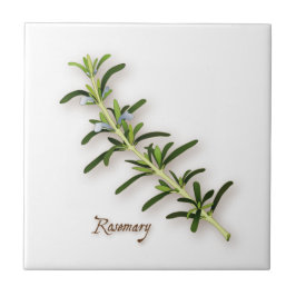Azulejo Rosemary Herb Tile