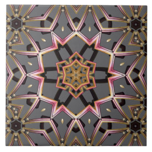 Azulejo Roseta Dorada