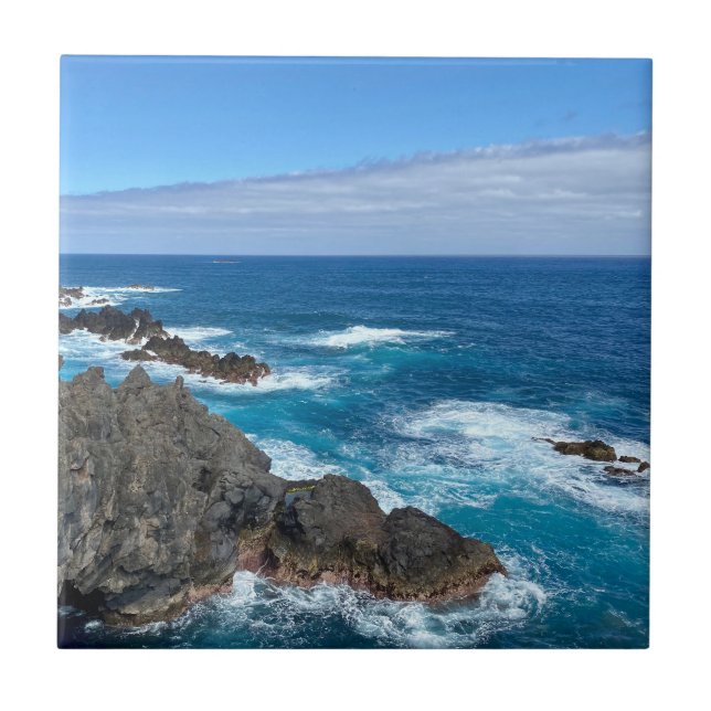 Azulejo Rotsen in zee (Frente)