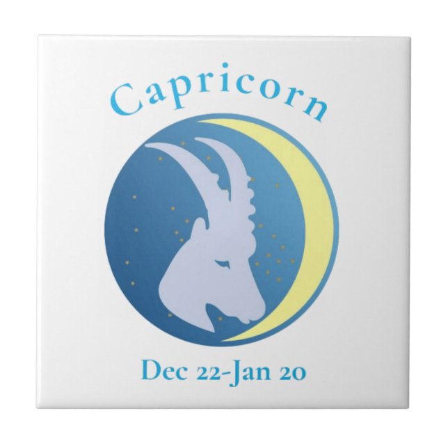 Azulejo Rótulo de Capricorn Thunder_Cove (Frente)