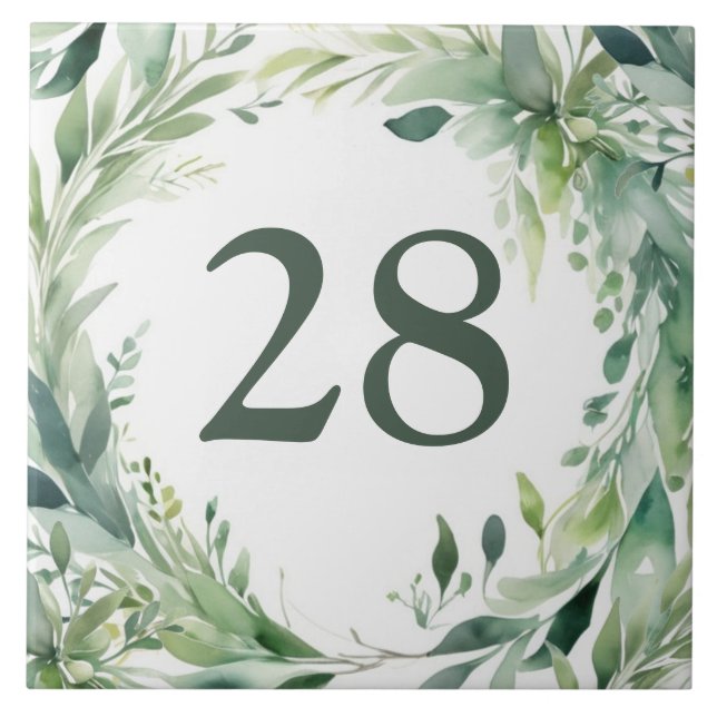 Azulejo Rótulo de placas de la casa de los Personalizados  (Frente)