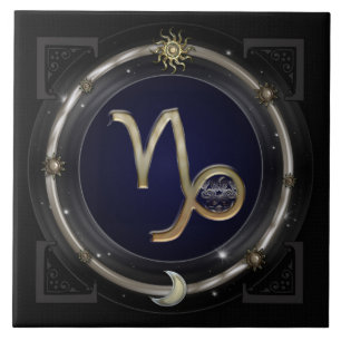 Azulejo Rótulo del zodiaco del Capricornio